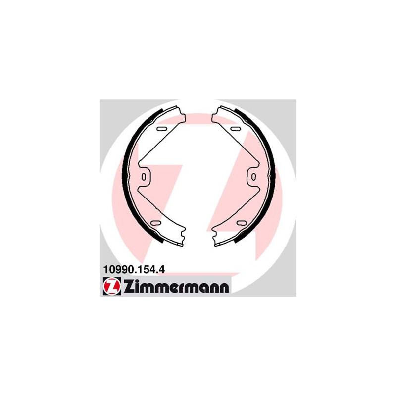 Jeu de mâchoires de frein (frein de stationnement) ZIMMERMANN