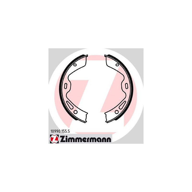 Jeu de mâchoires de frein (frein de stationnement) ZIMMERMANN