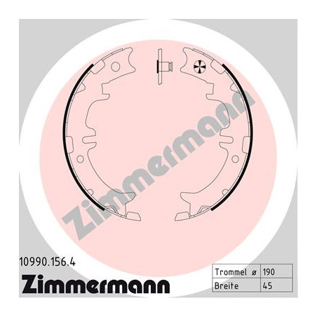 Jeu de mâchoires de frein...