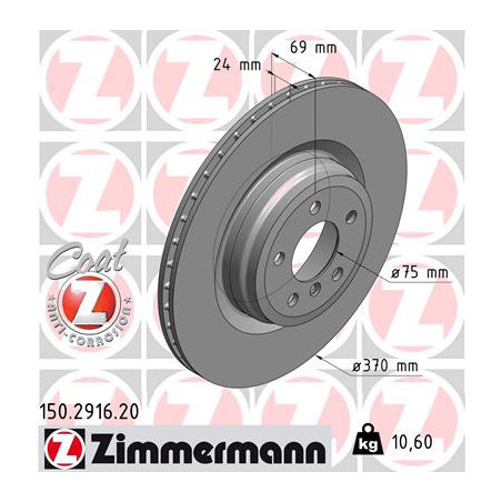 Jeu de 2 disques de frein...