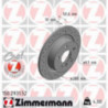 Jeu de 2 disques de frein ZIMMERMANN
