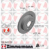 Jeu de 2 disques de frein ZIMMERMANN