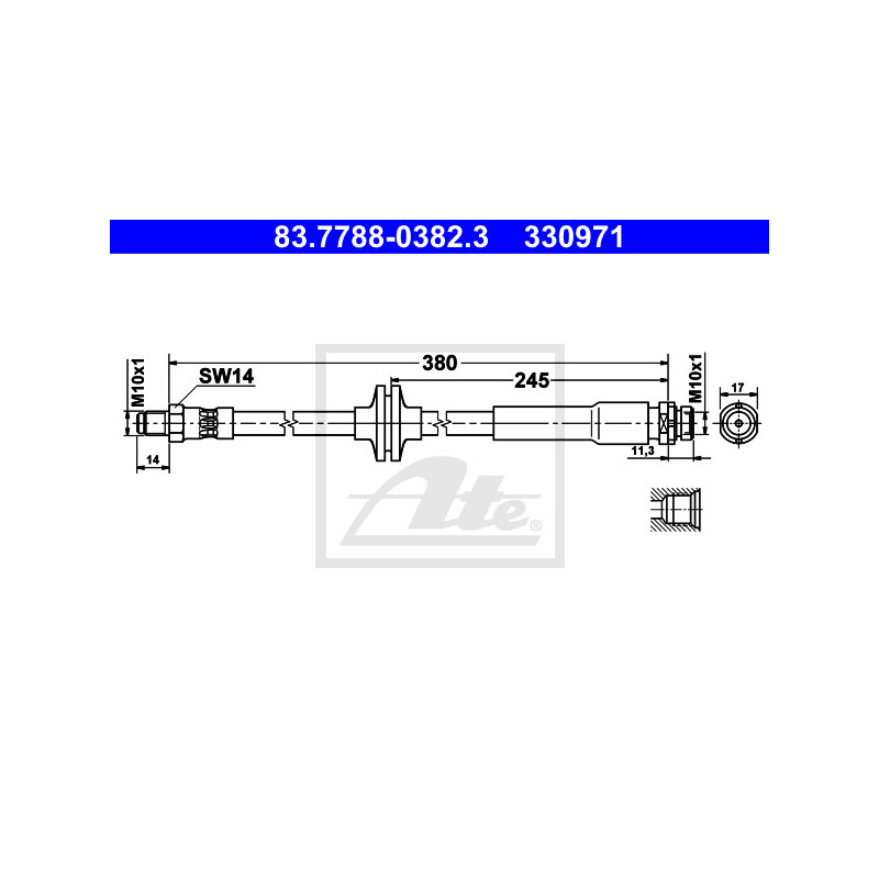 Flexible de frein ATE
