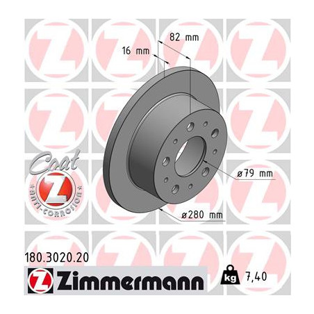 Jeu de 2 disques de frein...