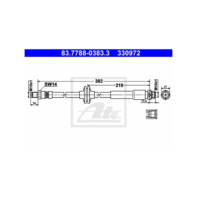 Flexible de frein ATE