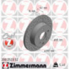 Jeu de 2 disques de frein ZIMMERMANN
