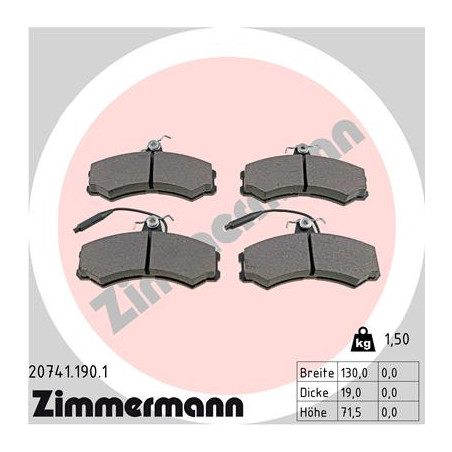 Jeu de quatre plaquettes de...