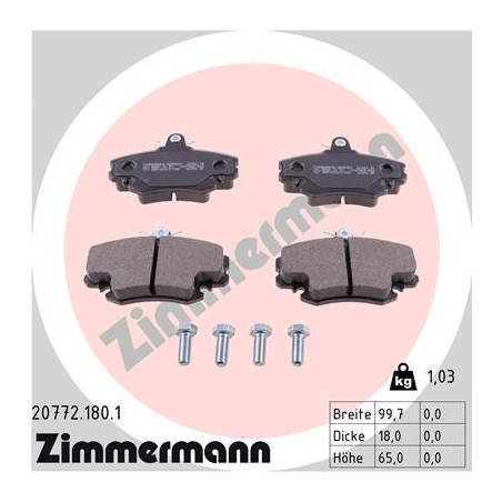 Jeu de quatre plaquettes de...