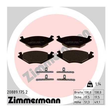 Jeu de quatre plaquettes de...