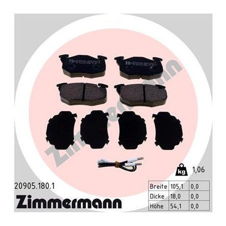 Jeu de quatre plaquettes de...