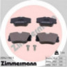 Jeu de quatre plaquettes de frein à disque ZIMMERMANN
