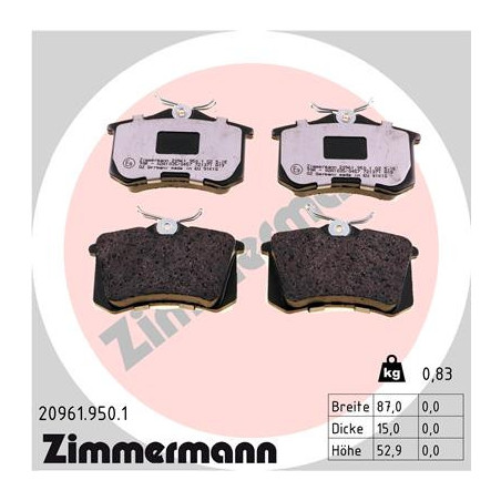 Jeu de quatre plaquettes de...