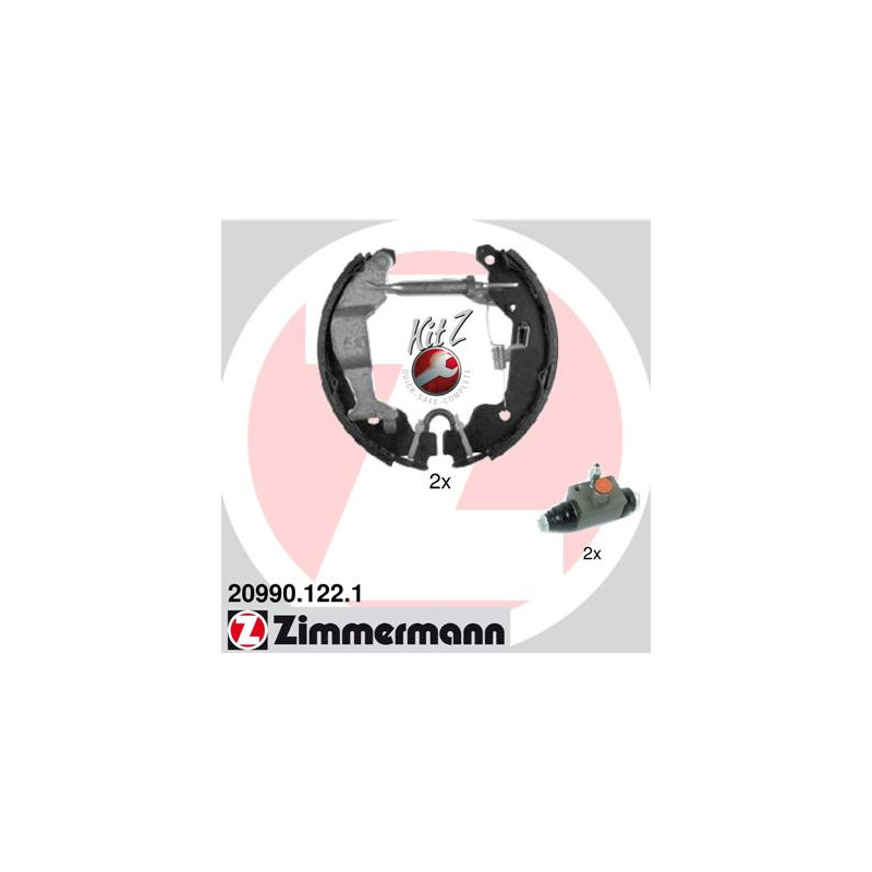 Jeu de mâchoires de frein ZIMMERMANN