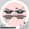 Jeu de quatre plaquettes de frein à disque ZIMMERMANN