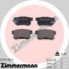 Jeu de quatre plaquettes de frein à disque ZIMMERMANN