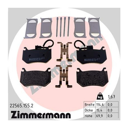 Jeu de quatre plaquettes de...