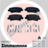 Jeu de quatre plaquettes de frein à disque ZIMMERMANN
