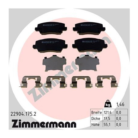 Jeu de quatre plaquettes de...