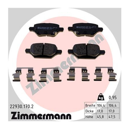 Jeu de quatre plaquettes de...