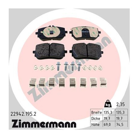 Jeu de quatre plaquettes de...