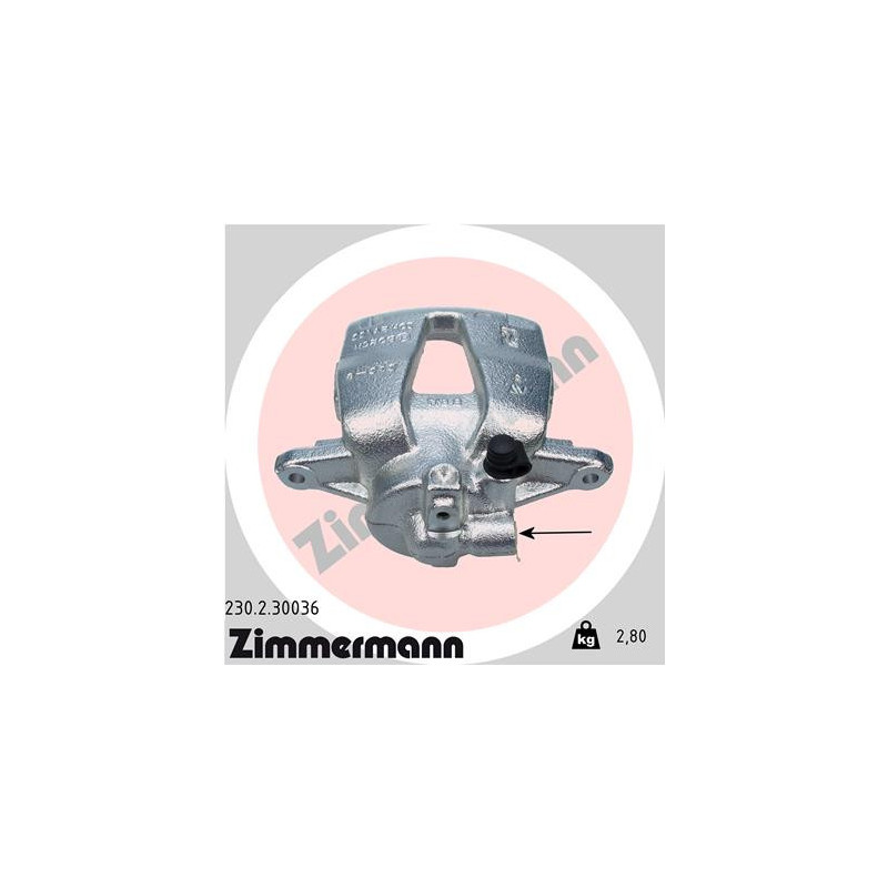 Étrier de frein ZIMMERMANN