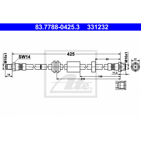 Flexible de frein ATE