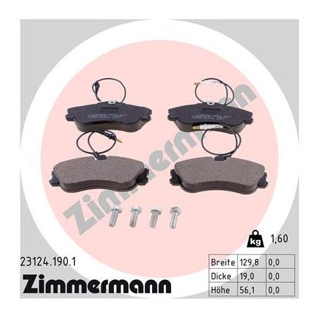 Jeu de quatre plaquettes de...