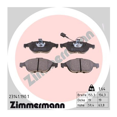 Jeu de quatre plaquettes de...