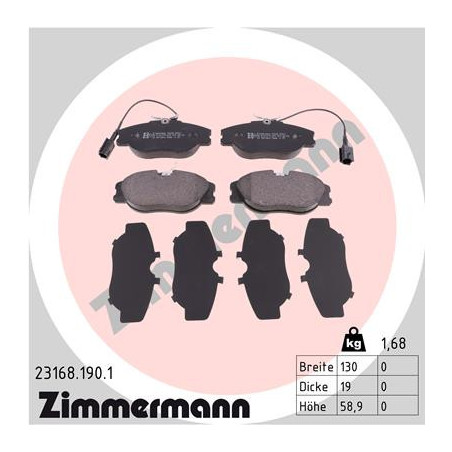 Jeu de quatre plaquettes de...