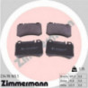 Jeu de quatre plaquettes de frein à disque ZIMMERMANN