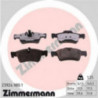 Jeu de quatre plaquettes de frein à disque ZIMMERMANN