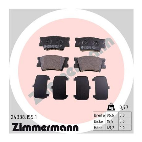 Jeu de quatre plaquettes de...