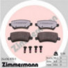 Jeu de quatre plaquettes de frein à disque ZIMMERMANN