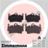 Jeu de quatre plaquettes de frein à disque ZIMMERMANN
