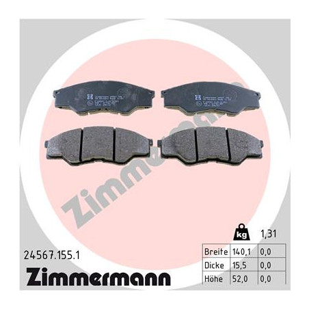 Jeu de quatre plaquettes de...