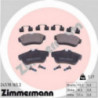 Jeu de quatre plaquettes de frein à disque ZIMMERMANN
