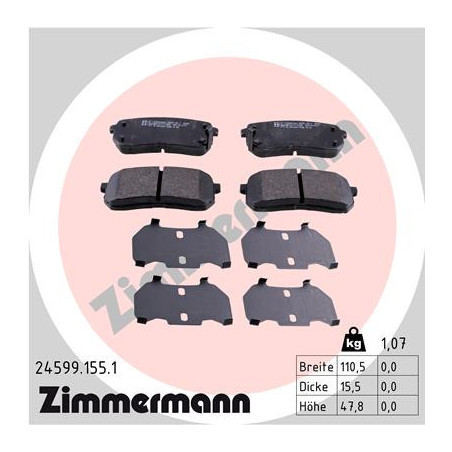Jeu de quatre plaquettes de...