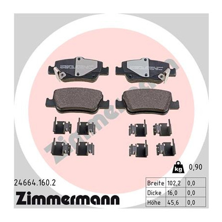 Jeu de quatre plaquettes de...