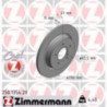 Jeu de 2 disques de frein ZIMMERMANN