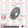 Jeu de 2 disques de frein ZIMMERMANN