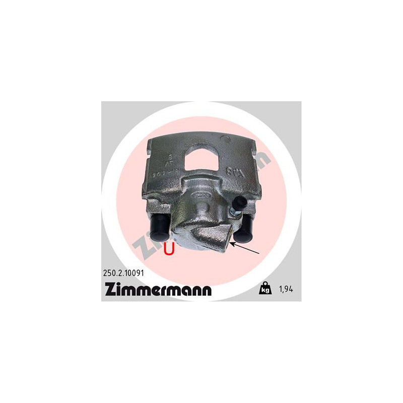 Étrier de frein ZIMMERMANN
