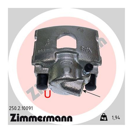 Étrier de frein ZIMMERMANN