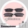 Jeu de quatre plaquettes de frein à disque ZIMMERMANN
