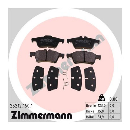 Jeu de quatre plaquettes de...