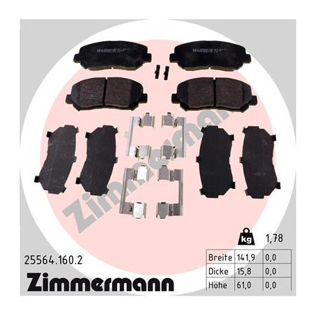 Jeu de quatre plaquettes de...