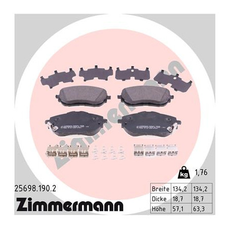 Jeu de quatre plaquettes de...