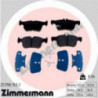 Jeu de quatre plaquettes de frein à disque ZIMMERMANN