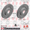 Jeu de 2 disques de frein ZIMMERMANN