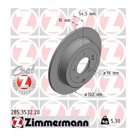 Jeu de 2 disques de frein...