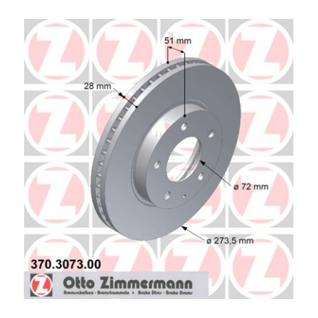 Jeu de 2 disques de frein...